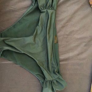 Teal swim suit bottoms
